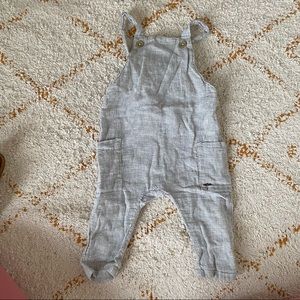 Zara Baby Linen Overalls